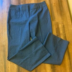 Dana Buchman slacks trousers pants women’s  14 blue/gray denim look zip hook